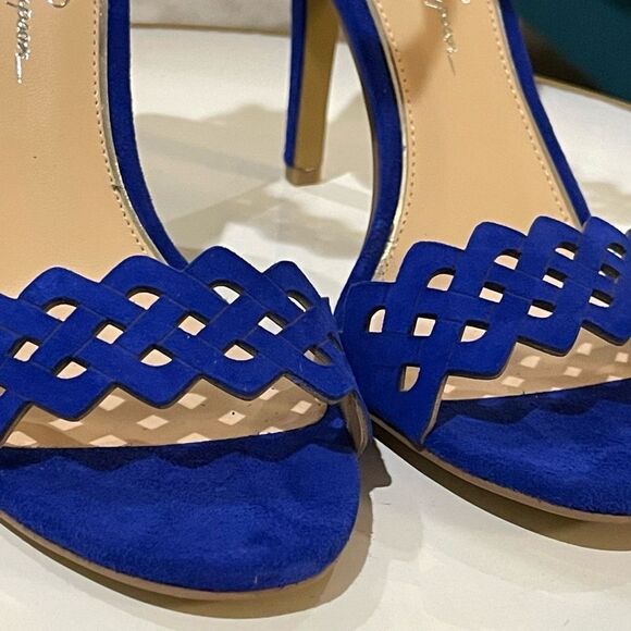 Jessica Simpson Sandals with Heels- Royal Blue- New! - Picture 7 of 14